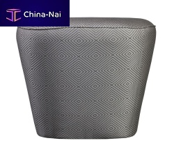 Contemporary pouf POU-PYR1fabricsquarecustomizable