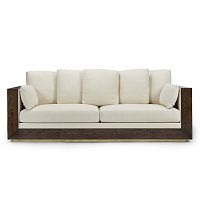 Contemporary sofa PALACEfabricbeigewooden