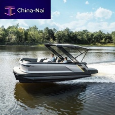 Outboard pontoon boat 20 MAXtri-tubeopenside console