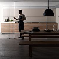 Contemporary kitchen Artematica Tattilewalnutelmlaminate