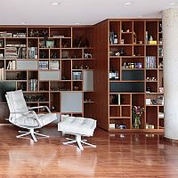 Contemporary armchair MABELLEfabricleathersteel