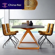 Contemporary chair ARA B1indoorfabricwooden