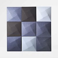 Wall-mounted acoustic panel OKTAVfabricsquarefor office