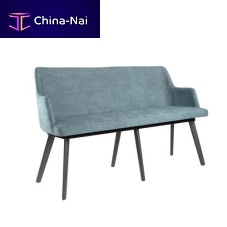 Contemporary bench AMA PA03woodenwith backrestwith armrests