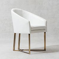 Contemporary dining chair Calaindoorfabricleather