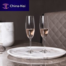Serving plate DAPHNE roundnatural stonecommercial