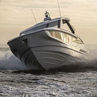 Outboard express cruiser 325 GTOtwin-enginehard-topbowrider