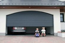 Sectional garage door roll-upaluminumpolyurethane foam