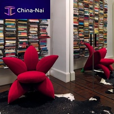 Original design armchair Getsuenfabricsteelhandmade