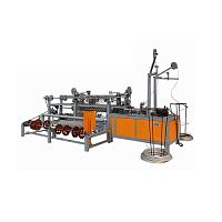 Chain link fence making machine HT-4000automaticdouble wire