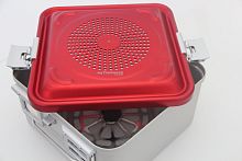 Instrument sterilization container 10-546with filterwith valvealuminum