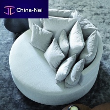 Contemporary daybed Bamboofabricsolid woodindoor