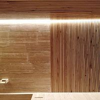 Wooden wall cladding indoorresidentialglued