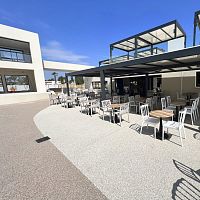Quartz flooring RSINEO® DRAINresinfor outdoor usefor patio