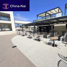 Quartz flooring RSINEO® DRAINresinfor outdoor usefor patio