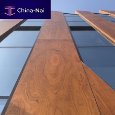 Laminate decorative panel DEBO HUWAI-HPL Compact Exterior Nature Wood03for facadesmoothwood look