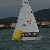 Day-sailer Tridente 16'with bowsprit