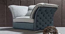 Traditional armchair TIAGOleatherfabric