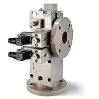 Electrically-actuated valve 2922, 2875for compressed airflange-mountedanodized aluminum