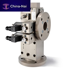 Electrically-actuated valve 2922, 2875for compressed airflange-mountedanodized aluminum
