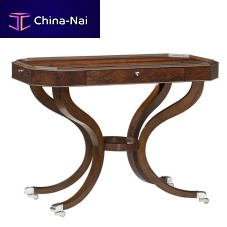 Mahogany trolley ALLEYNglass