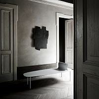 Contemporary bench SOFTER THAN STEELaluminiumlacquered steelwithout backrest