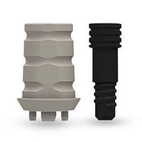 PEEK healing abutment ZERAMEX® XTinternalstraighttemporary
