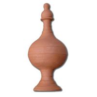 Terracotta finial LOLLIPOP