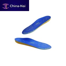 Orthopedic insole with heel pad with longitudinal arch padadult