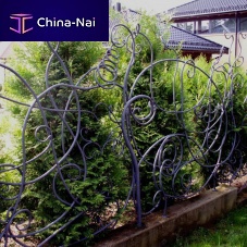 Fence with bars 36gardenwrought ironcontemporary