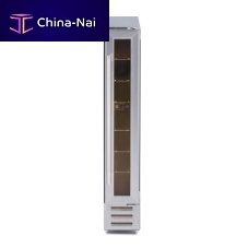 Free-standing wine cabinet 150SSWC stainless steelglazed