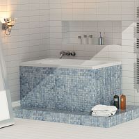 Hydromassage bathtub AGADIRwhirlpoolacrylicwhite