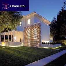 Wooden solar shading FORTE DEI MARMI ITALY PRIVA C+L Studio & Massimo Bertellottifor facadehorizontal