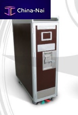 Full-size aircraft service trolley GAL - 167 - 202with dry ice