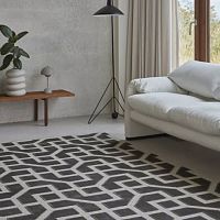 Tufted carpet MAZE polyamideviscosewool