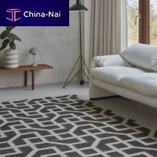 Tufted carpet MAZE polyamideviscosewool