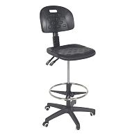 Workstation swivel chair ESE serieswith polyurethane seatwith polyurethane backergonomic