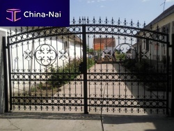 Swing gate slidingstainless steellouvered