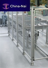 Workshop partition BLOCAN®storagefor laboratorysound insulating