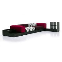 Modular sofa POLP 1contemporaryfabricleather