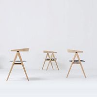Contemporary chair AVAindoorfabricleather