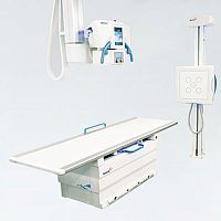 Radiography system ddRAura OTC APSdigitalfor multipurpose radiographywith table