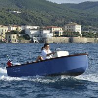 Outboard center console boat MB12with jockey console6-person max.yacht tender