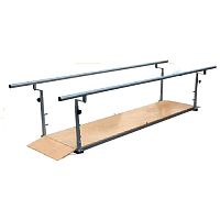 Height-adjustable rehabilitation parallel bars TNCH 1base-mounted