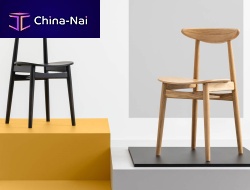 Contemporary dining chair CANVAindooroakcontract
