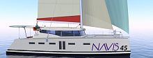 Catamaran NAVIS 45ocean cruisingfast cruisingcoastal cruising