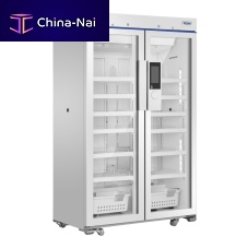Pharmacy refrigerator HYC-1030GTcabineton casters2-door
