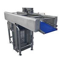 Belt conveyor distributionretractablefor pasta