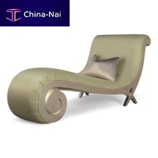 New Baroque design chaise longue 60-0107 LE MEURICEfabric