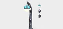 Garden bollard light FOOTBALLcontemporaryaluminuminfrared